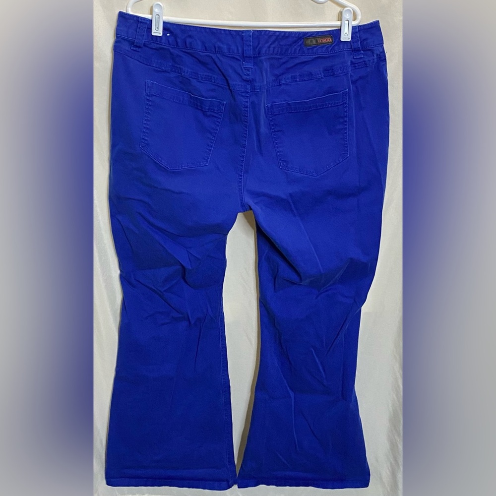 Vintage Y2K Bongo Plus Size Blue Flared Jeans - Picture 5 of 7